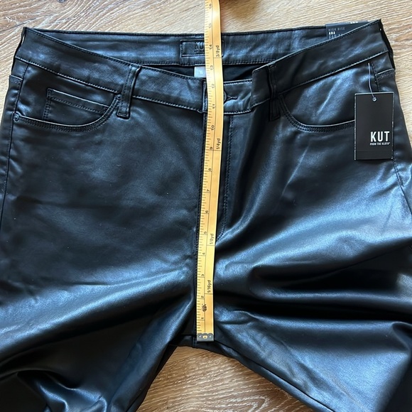 Kut from the Kloth Ana Coated High-Rise Flare NWT Size 16 - Picture 11 of 16
